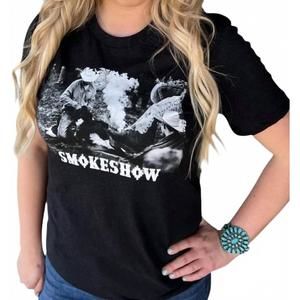 NEW STERLING KREEK smokeshow short sleeve tee in black
